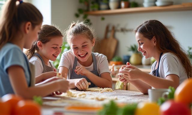 Talleres familiares de cocina para niños
